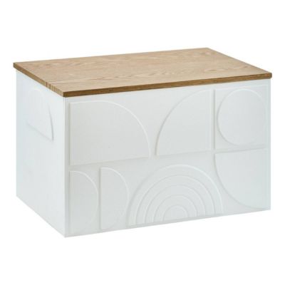 Lot de 4 malles Catalina blanc - Atmosphera Créateur d'intérieur