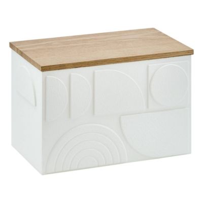 Lot de 4 malles Catalina blanc - Atmosphera Créateur d'intérieur