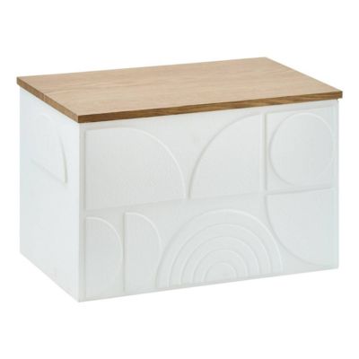Lot de 4 malles Catalina blanc - Atmosphera Créateur d'intérieur