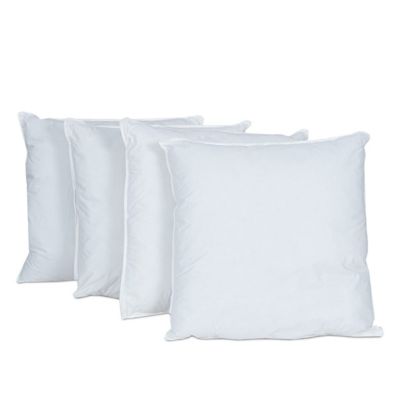 Lot de 4 oreillers Alaska 60x60 cm Fibres creuses polyester