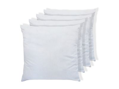 Lot de 4 oreillers câlin 60 x 60 cm - 400 gr - Blanc - TORIVIA