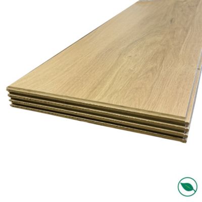 Lot de 4 panneaux "lisses" chêne clair 2500 x 300 x 10 mm