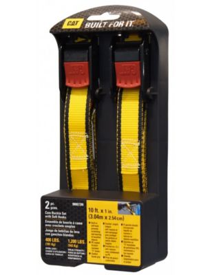 LOT DE 4 SANGLES CATERPILLAR AVEC CROCHETS