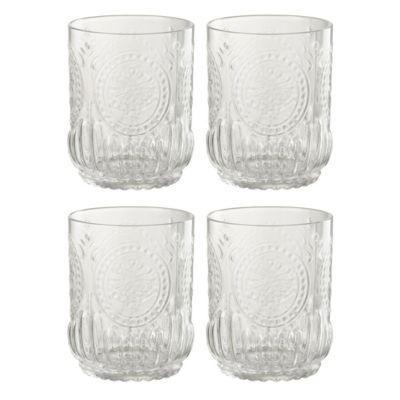 Lot de 4 Verres Design "Maya" 32cl Transparent