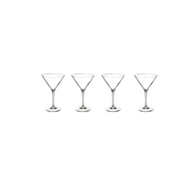 Lot de 4 Verres à Pied "Cocktail" 30cl Transparent