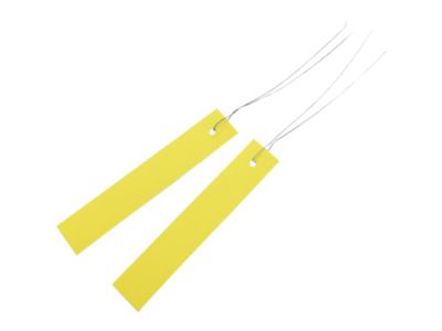 200 étiquettes Prix Avec Ficelle - Mini Tags Pour Bijoux Et Vêtements (blanc, 25x15mm)