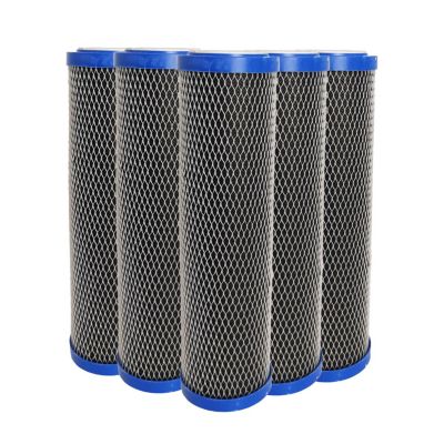 Lot de 5 cartouches de filtration Duo microfibre 5µm et charbon actif