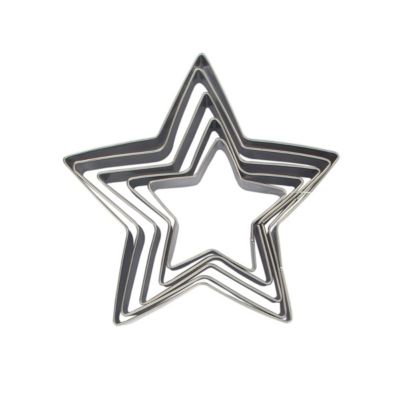 Lot de 5 emporte-pièces de Noël en forme d'étoile Zenker Emporte-pièces