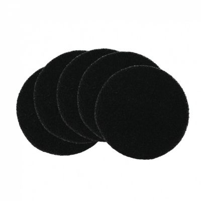 Lot de 5 filtres à charbon actif pour composteur, poubelle à compost - Rond - Linxor