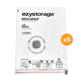 Lot de 5 housses de rangement sous vide taille M Ezy Storage Instaspace