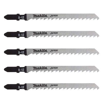 Lot De 5 Lames Makita A-85640 Pour Scie Sauteuse (bois, Contre-plaqué Et Pvc) (5 À 65mm)