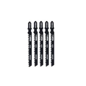 Lot de 5 Lames pour scie sauteuse Special BOIS 100mm Coupe 5 à 50mm Emboîtement Bosch VB144.VITO