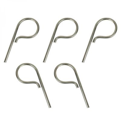 Lot De 5 Piton Télescopiques Inox Pour Plage Piscine Bois - Fixation Bâche Hivernage - Linxor