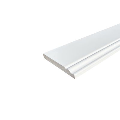 Lot de 5 Plinthes Style Prépeint MDF, L.2,44 m x l.14,8 cm x Ep.16 mm