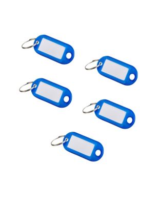 Lot de 5 portes-étiquettes, bleu, 50x20mm - THIRARD