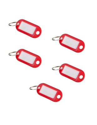 Lot de 5 portes-étiquettes, rouge, 50x20mm - THIRARD