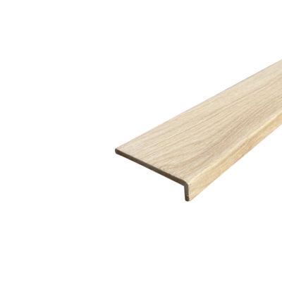 Lot de 5 Surplinthes MDF Plaquées Chêne,  L.2.23 m x H.9.2 cm, Ep.20 mm