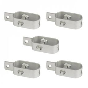 Lot de 5 tendeurs en acier galvanisé N2 pour fil de grillage ou autre - Linxor