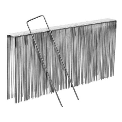 Lot de 50 piquets de Fixation en Acier pour bâche Anti-Mauvaises Herbes , 150x30mm 2,5mm