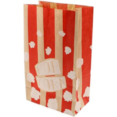 Lot de 500 sacs à pop-corn en papier kraft ingraissable - 2,5 litres - GT CATERING