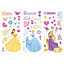 Lot de 51 petits stickers Princesse 17 x 34