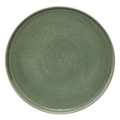 Lot de 6 assiettes plate Terre inconnue vert Kaki D26,7xH2,3cm - Atmosphera