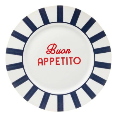 Lot de 6 assiettes plates Buon Appetito D27cm - Atmosphera