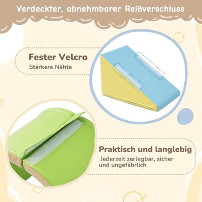 Lot de 6 blocs de construction géants en mousse pour se défouler et grimper