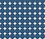 Lot de 6 carreaux adhesifs Draeger la carterie étoile bleu L.15 x l.15 cm