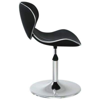 Lot de 6 chaise de bureau vidaxl interieur non pliable en plastique H. 61 cm noir