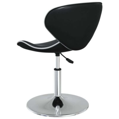 Lot de 6 chaise de bureau vidaxl interieur non pliable en plastique H. 61 cm noir
