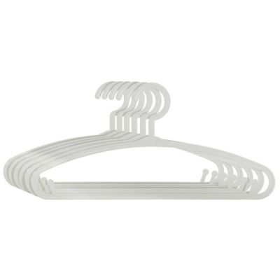 Lot de 6 cintres enfant - plastique - gris - Atmosphera