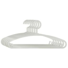 Lot de 6 cintres enfant - plastique - gris - Atmosphera