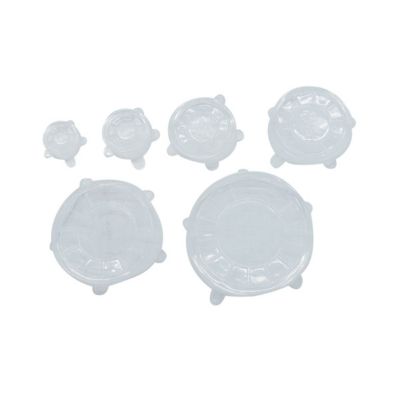 Lot de 6 couvercles de conservation en silicone étirable de 6 à 20 cm Fackelmann Basic