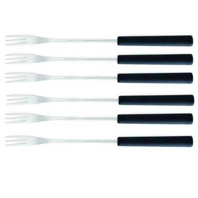 Lot de 6 fourchettes pour fondue noir Tableandcook 3008188
