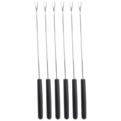 Lot de 6 fourchettes pour fondue noir Tableandcook 3008392-6
