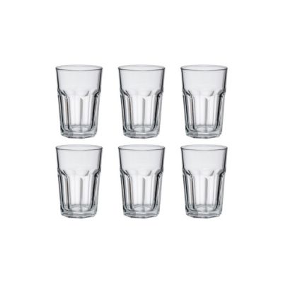 Lot de 6 Gobelets en Verre "Mojito" 36cl Transparent