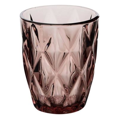 Lot de 6 Gobelets Lea rose moyen D8,1xH10cm - Atmosphera Créateur d'intérieur