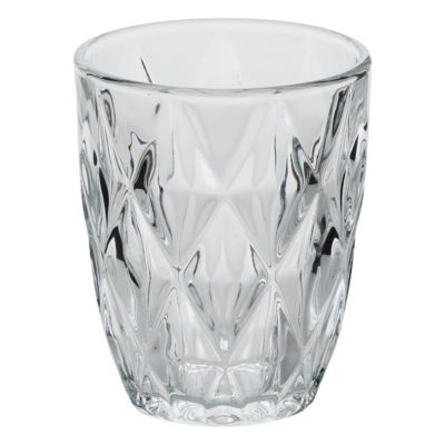 Lot de 6 Gobelets Lea transparent D8,1xH10cm - Atmosphera Créateur d'intérieur