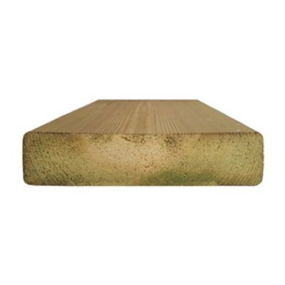 Lot de 6 Lattes en Pin Traité Classe IV R5 2,5x14 x120 cm