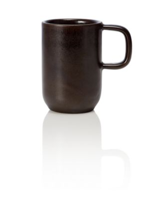 Lot de 6 mugs en Grès 0,37 L Marron métallisé H 110 mm   75 mm - Was Germany