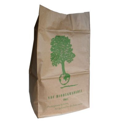 Lot de 6 sacs en papier biod gradable 100L Castorama