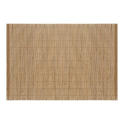 Lot de 6 sets de table rectangulaires en bambou Beige, L. 45 x l. 30 x H. 0.30 cm