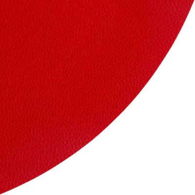Lot de 6 sets de table ronds en vinyle Rouge, TENOR