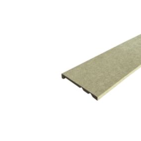 Lot de 6 Surplinthes MDF Hydrofuge, L.2.44 m x H.13.1 cm, Ep.22 mm