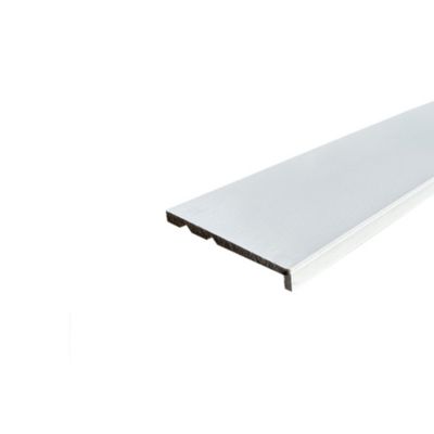 Lot de 6 Surplinthes MDF Prépeint Blanc, L.2.44 m x H.13.1 cm, Ep.22 mm