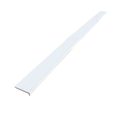 Lot de 6 Surplinthes MDF Revêtues Blanc, L.2.40 m x H.9.8 cm, Ep.22 mm
