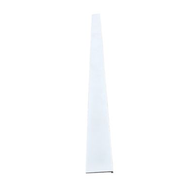 Lot de 6 Surplinthes MDF Revêtues Blanc, L.2.40 m x H.9.8 cm, Ep.22 mm