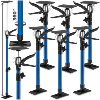 Lot de 6 étais de soutien à gâchette télescopique réglable en hauteur 51  à  115 cm