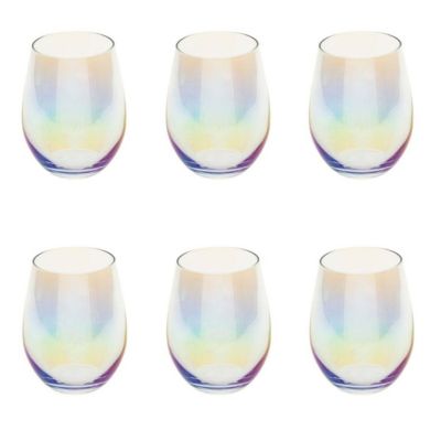 Lot de 6 Verres Design "Fantasy" 54cl Transparent